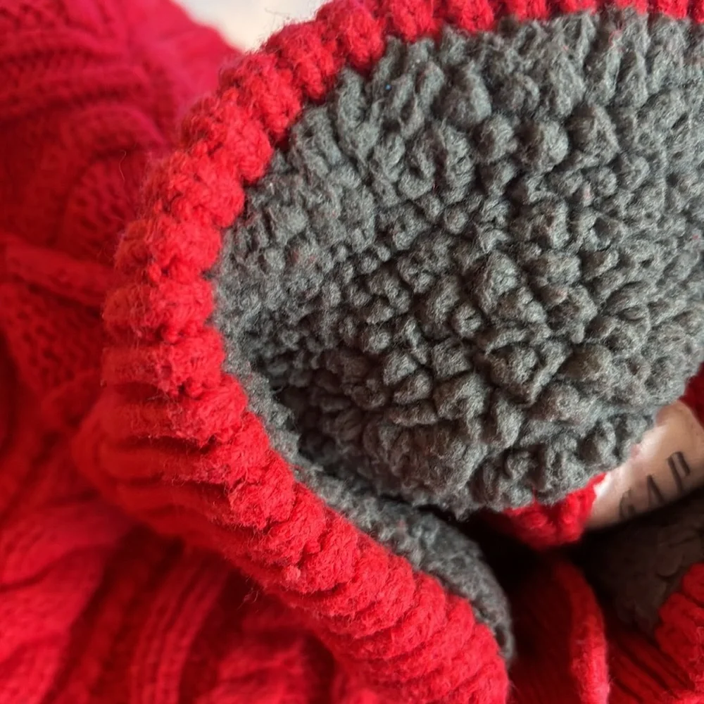 Boys Red Cable knit Sweater Large Boys Gap Red Holiday Sweater Boys Christmas
